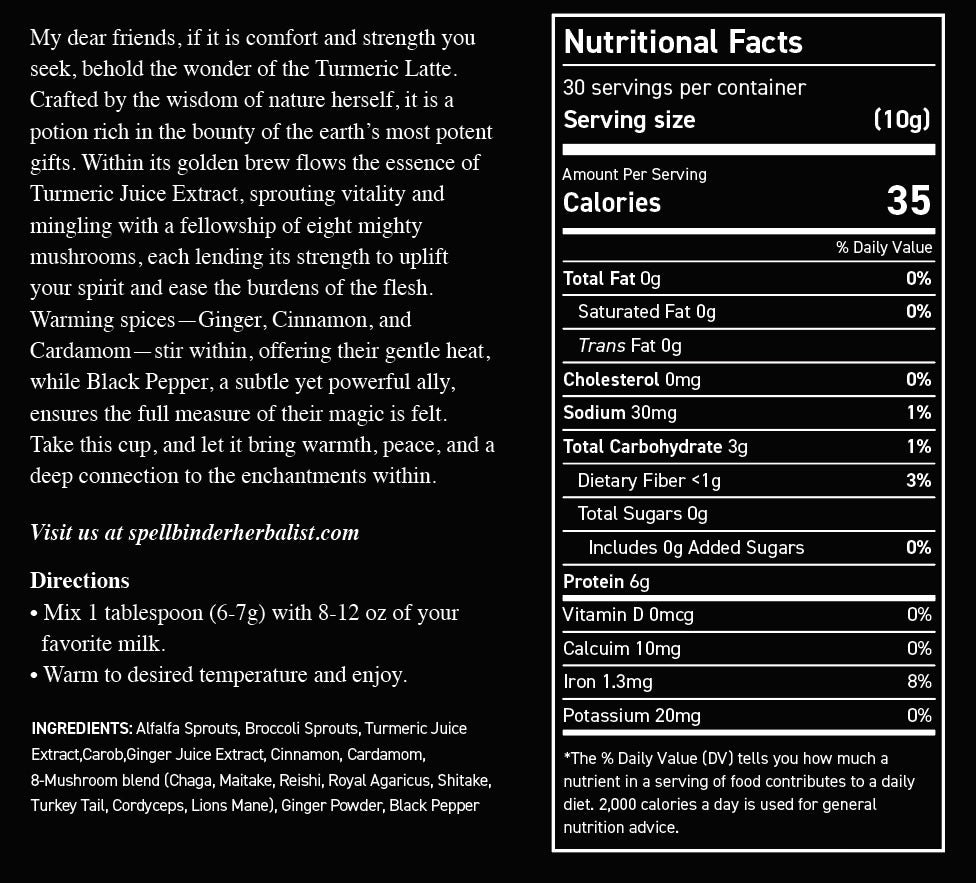 Turmeric Latte (30 day supply)